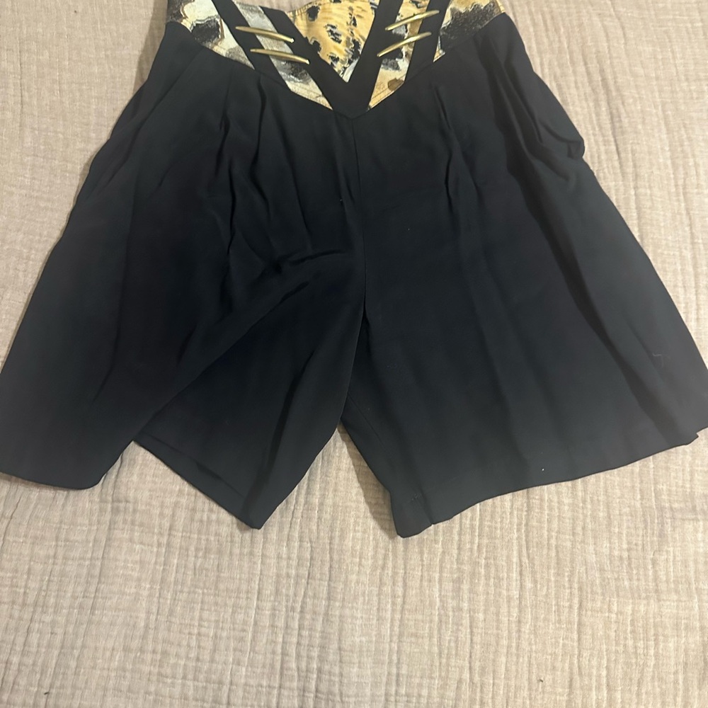 Cache Black High Waist Women's Shorts